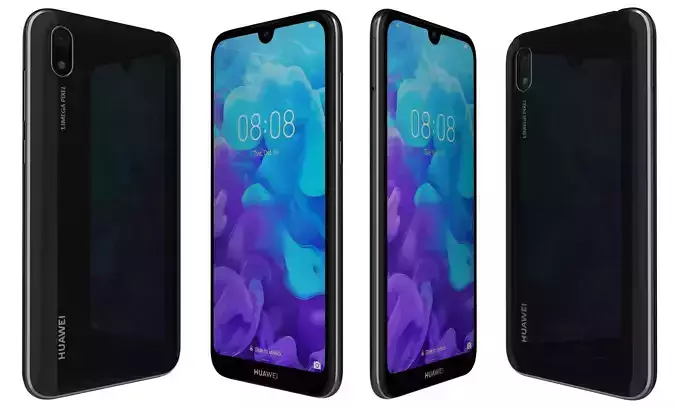 Huawei Y5 2019 Midnight Black High Poly