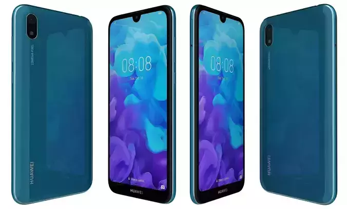 Huawei Y5 2019 Sapphire Blue High Poly