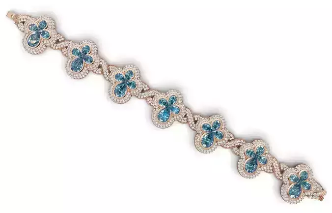 clover diamond bracelet