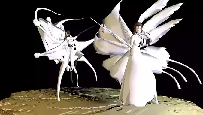 DOU FULL EVOLUZION AIZEN Fbx Pbr Animated