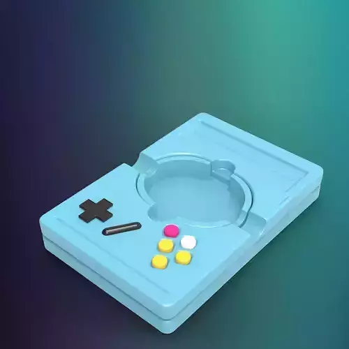Gaming Console Ashtray 3D Printable STL File