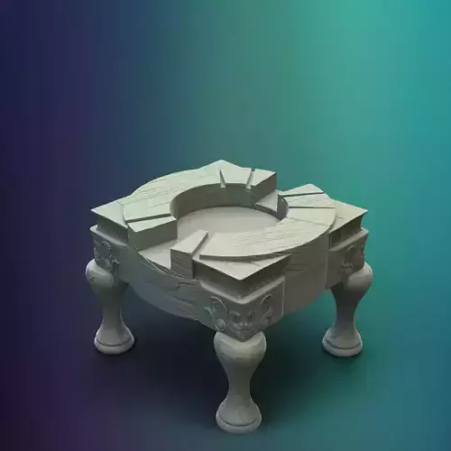 Royal Table Ashtray 3D Printable STL File