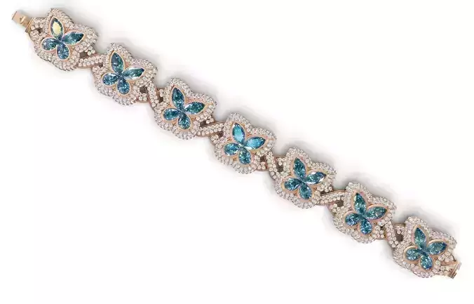 clover diamond bracelet