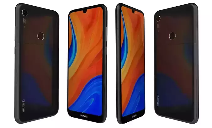 Huawei Y6s Black High Poly