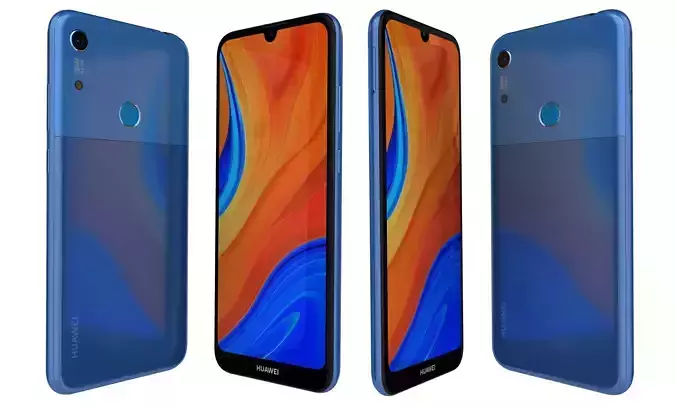 Huawei Y6s Blue High Poly