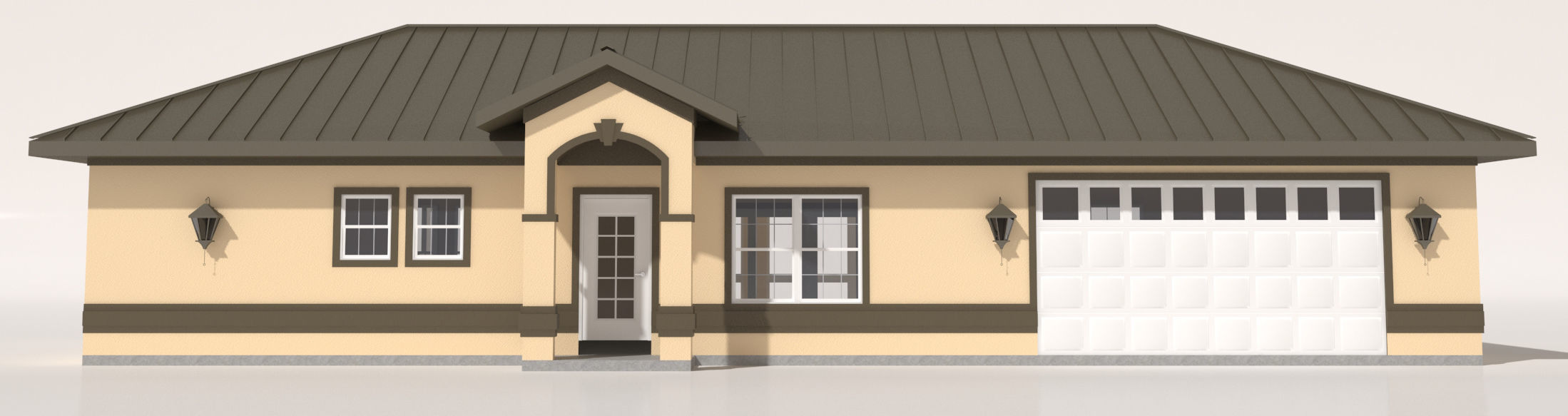 House-007 - Low Poly 3D model_6
