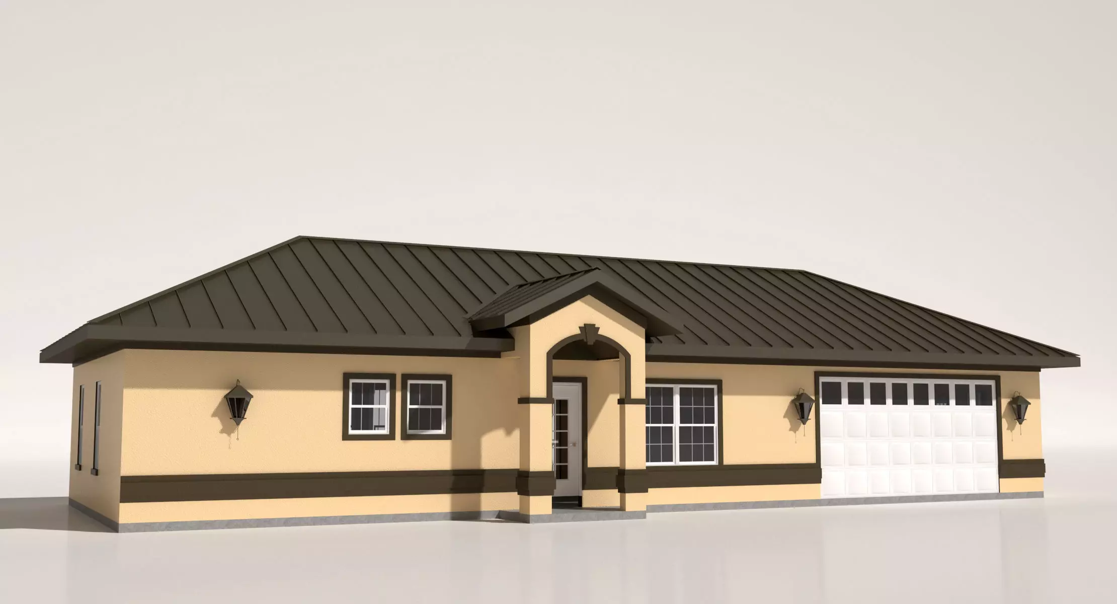 House-007 - Low Poly 3D model_0