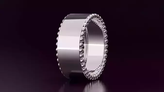Mens wedding band N22 10mm EU60