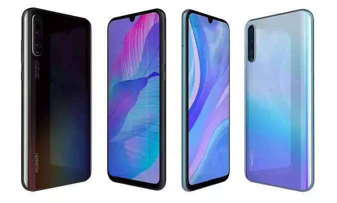 Huawei Y8p Breathing Crystal And Midnight Black High Poly