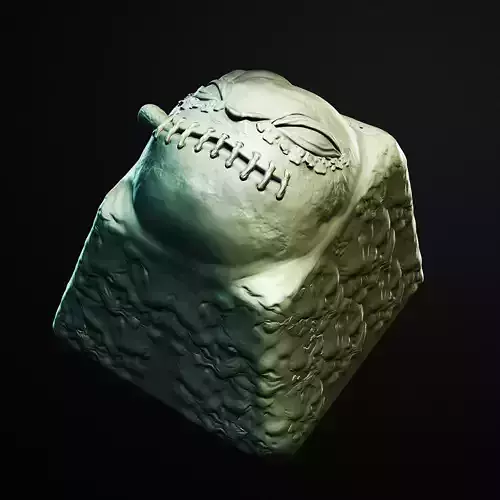Scarecrow Skull Keycap 3D Printable STL File