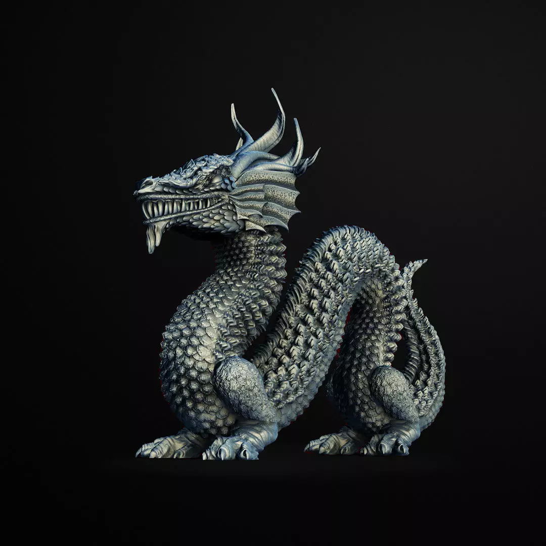 Chinese Dragon 3D Printable STL File 3D print model