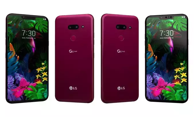LG G8 ThinQ Red High Poly
