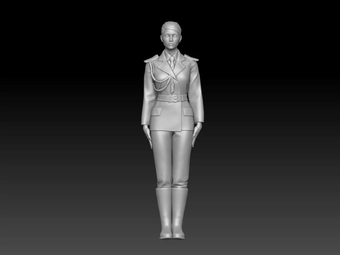 Air Force Female Captain 3 3D print model