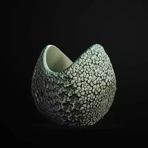 Flowers Vase 3D Printable STL File