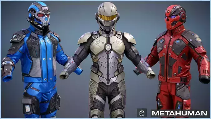 Sci-Fi Clothing Pack 01 and 03 Mega Bundle