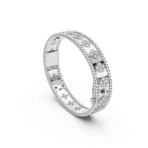 Van Cleef Perlee clovers bracelet 175mm