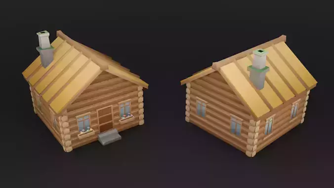 Low Poly Meadow Environment Pack Low-poly 3D model 7