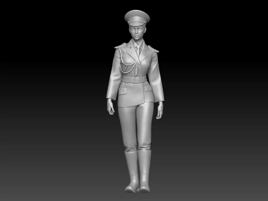 Air Force Female Captain 4 3D print model