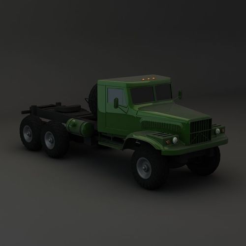 Truck KRAZ 255 B Modify 1 3D model