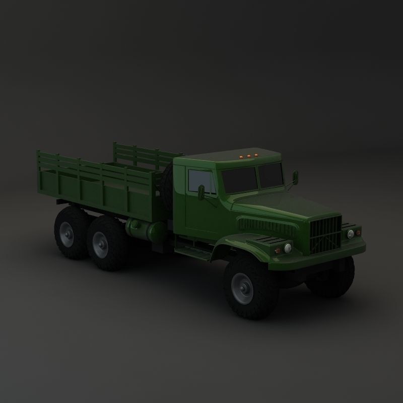Truck KRAZ 255 B Modify 3 3D model