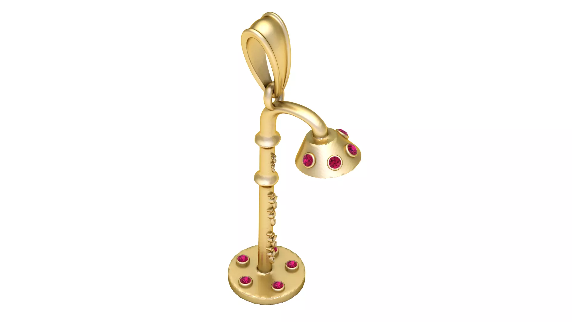 Desk Lamp Pendant 3D Printable Jewelry Model 3D print model