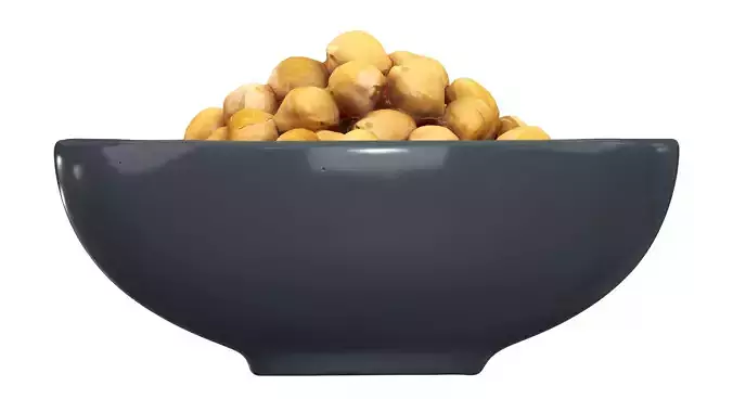Cooked chickpeas Low-poly 3D model 5