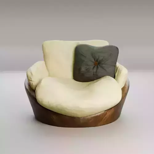 Modern Round Lounge Chair