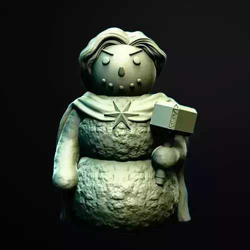 Star Wars Snowman Jar 3D Printable STL File