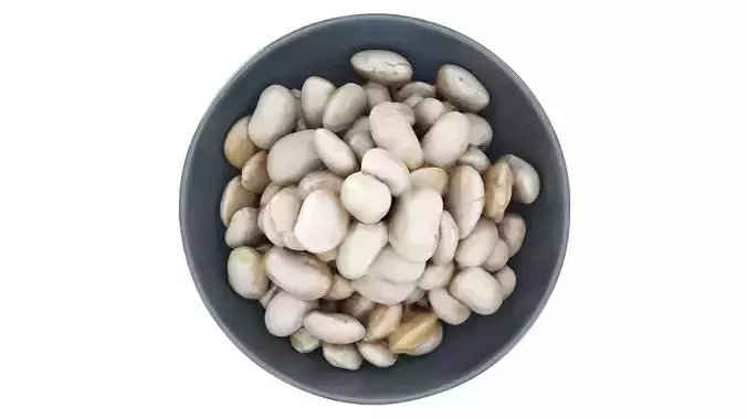 Cooked large white beans