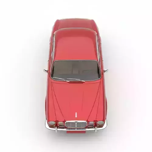 Jaguar XJ6 Series Inspired  Low-poly 3D model 5