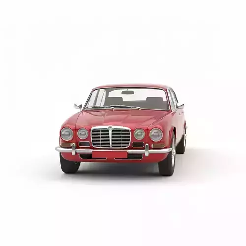 Jaguar XJ6 Series Inspired  Low-poly 3D model 4