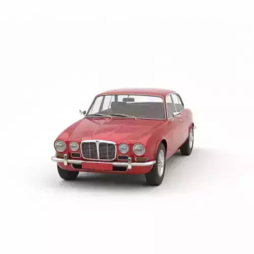 Jaguar XJ6 Series Inspired  Low-poly 3D model 6