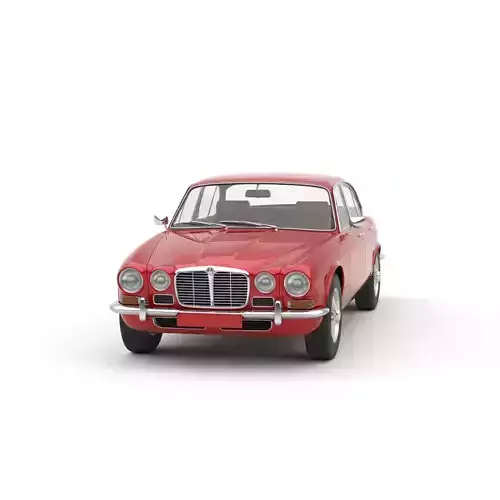 Jaguar XJ6 Series Inspired  Low-poly 3D model