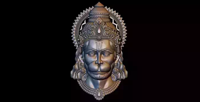 HANUMANJI FACE PENDANT