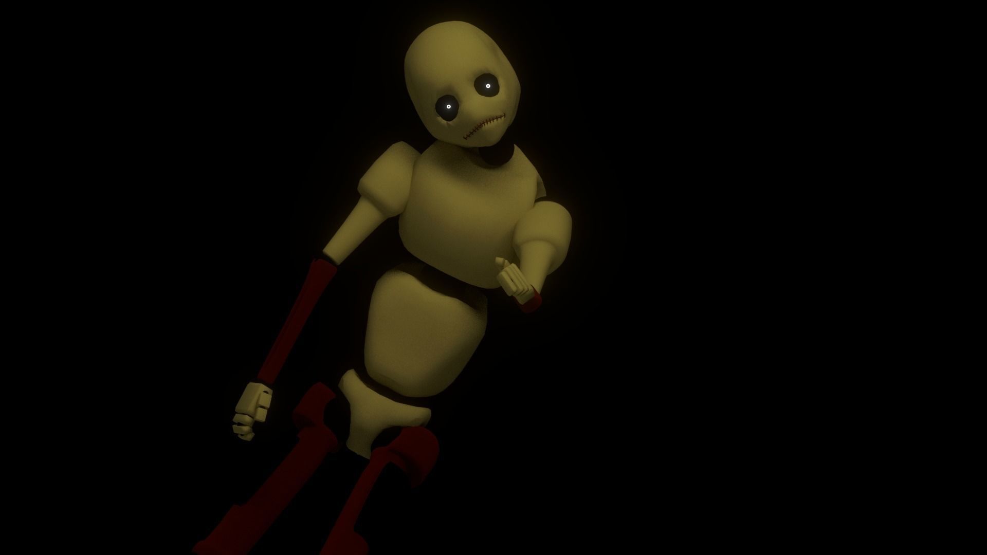 Fully Rigged Puppet Free 3D model_2