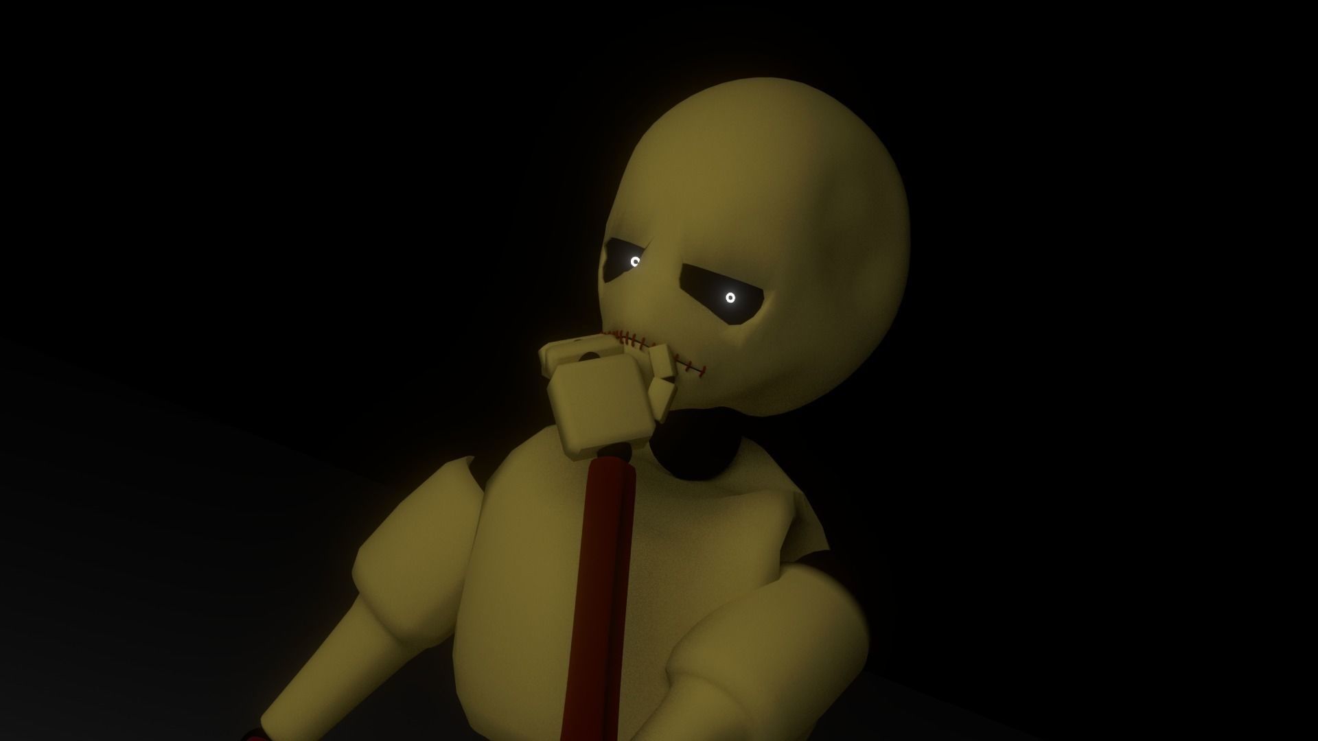 Fully Rigged Puppet Free 3D model_3