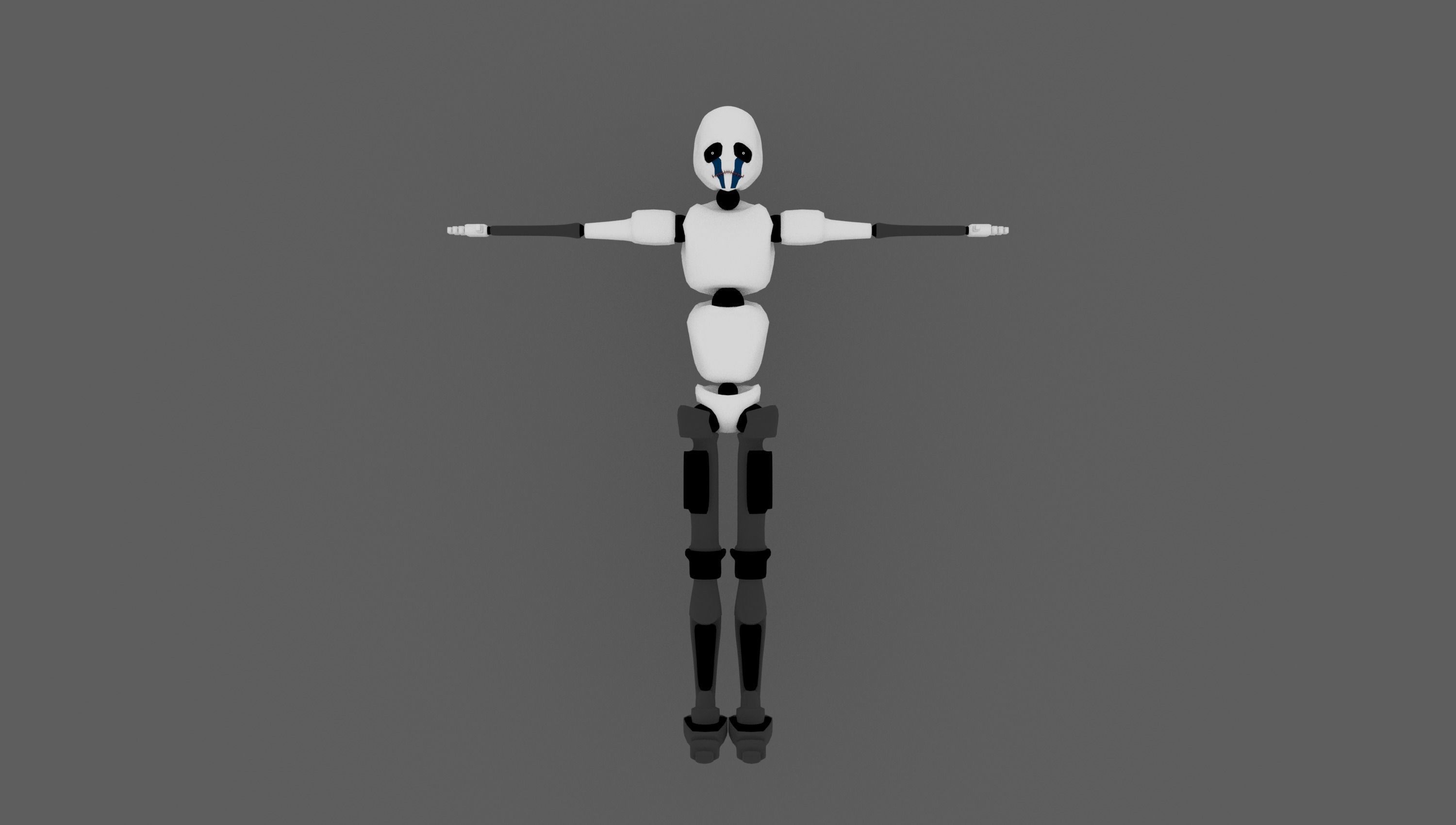 Fully Rigged Puppet Free 3D model_6