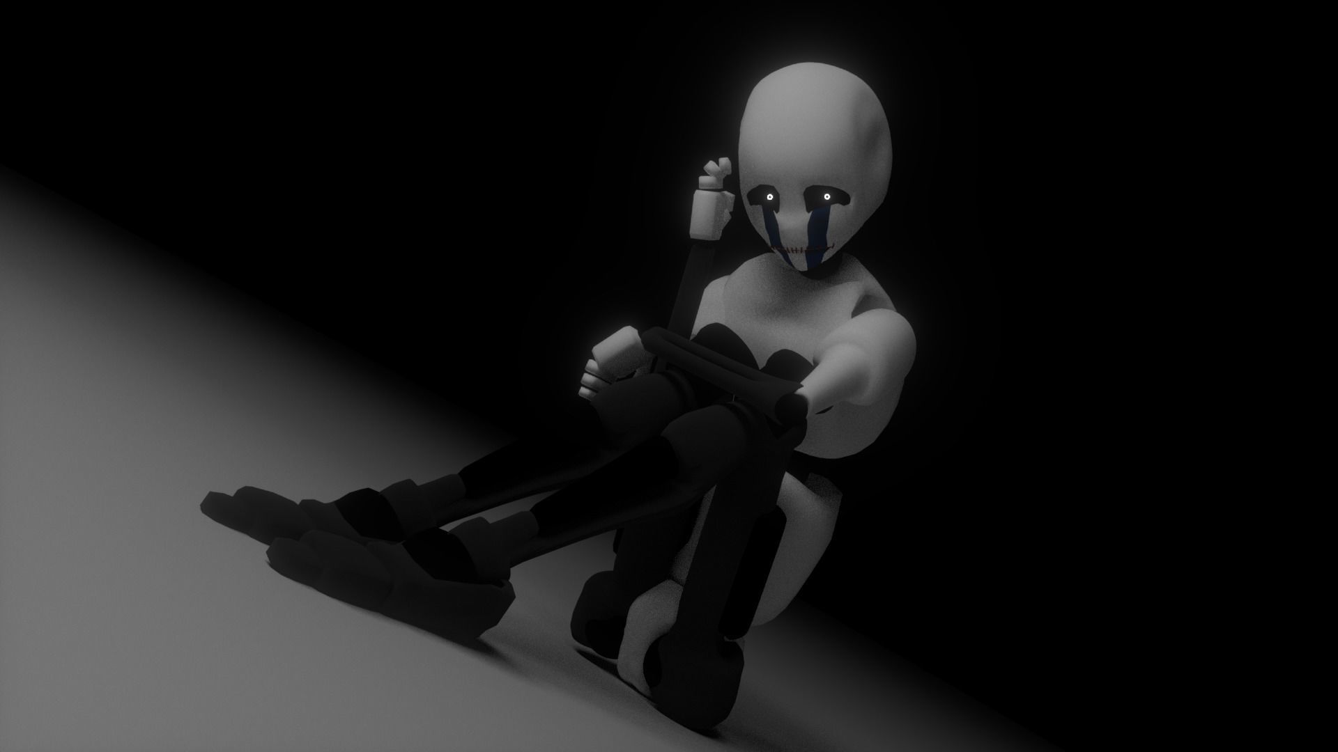 Fully Rigged Puppet Free 3D model_0