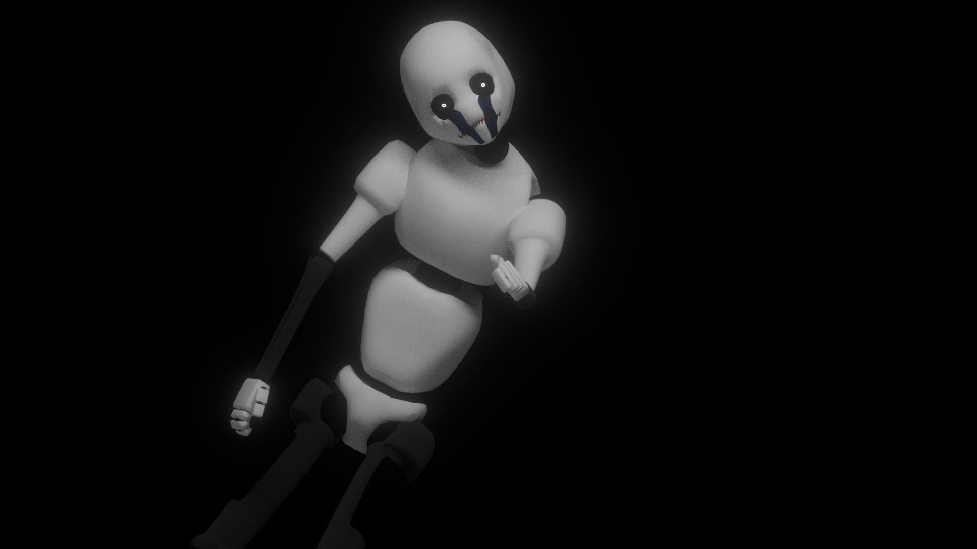 Fully Rigged Puppet Free 3D model_1