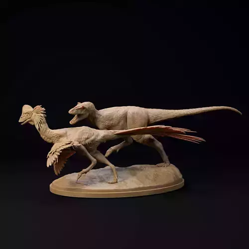 Nannotyranus chase Anzu 1-24 scale pre-supported dinosaur