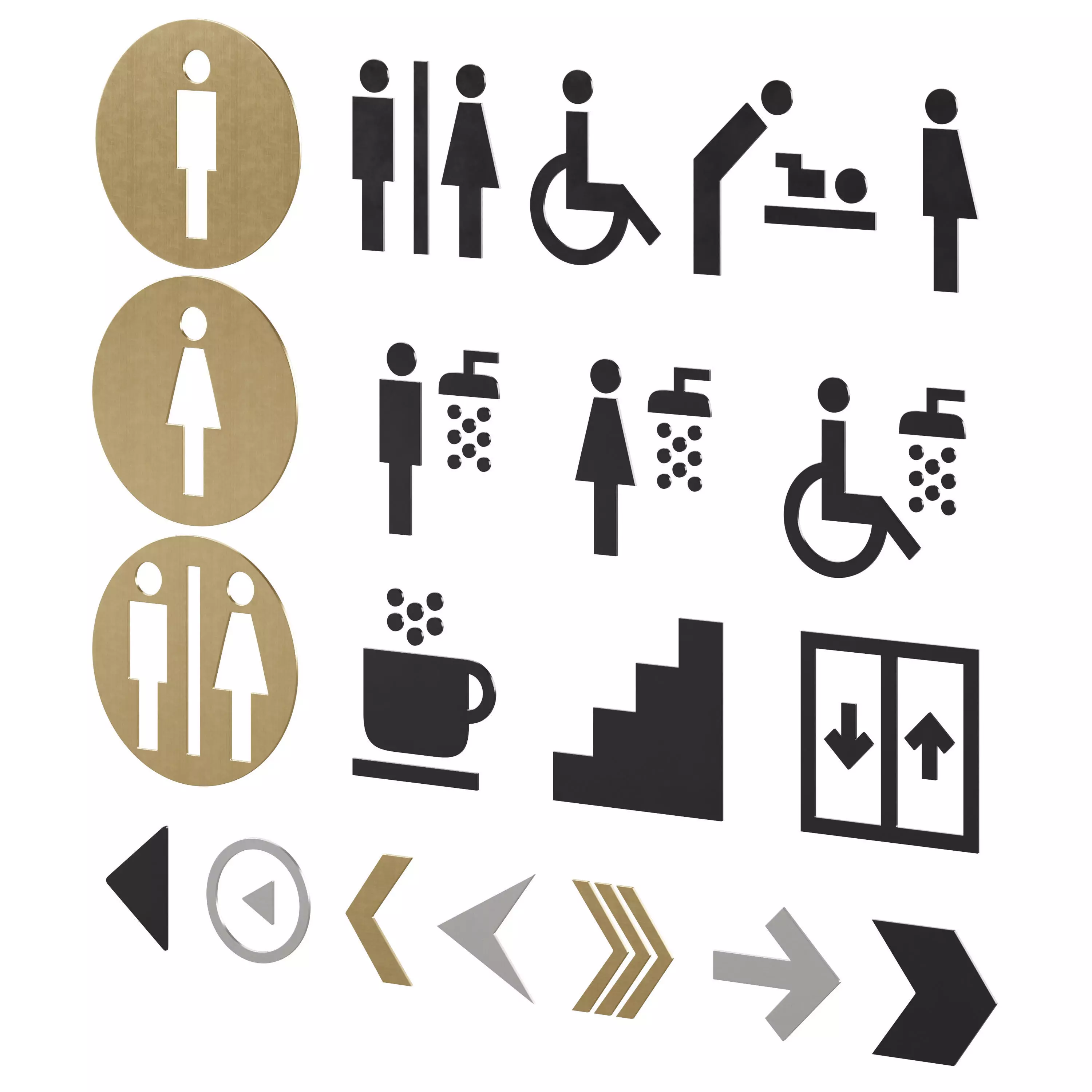 Information signs 6 3D model