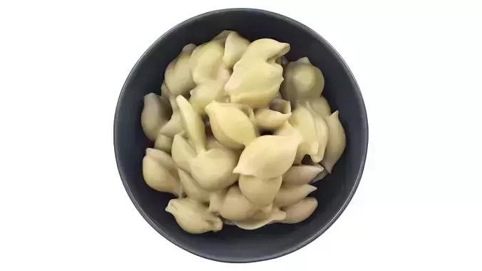 Cooked pasta shells