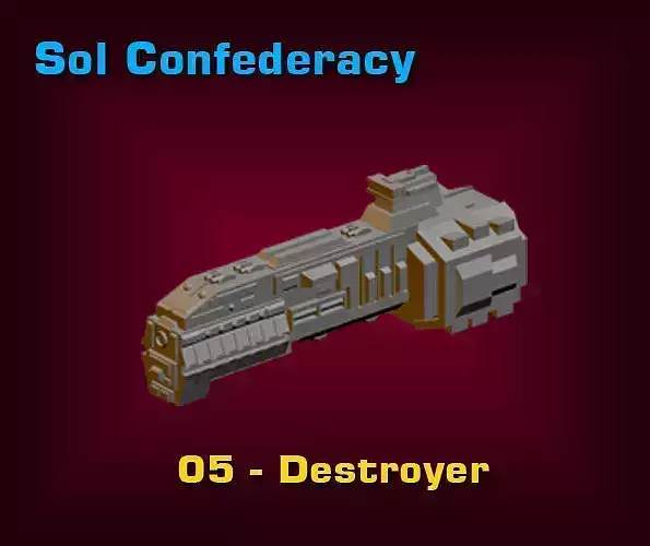 Sol Confederacy Destroyer