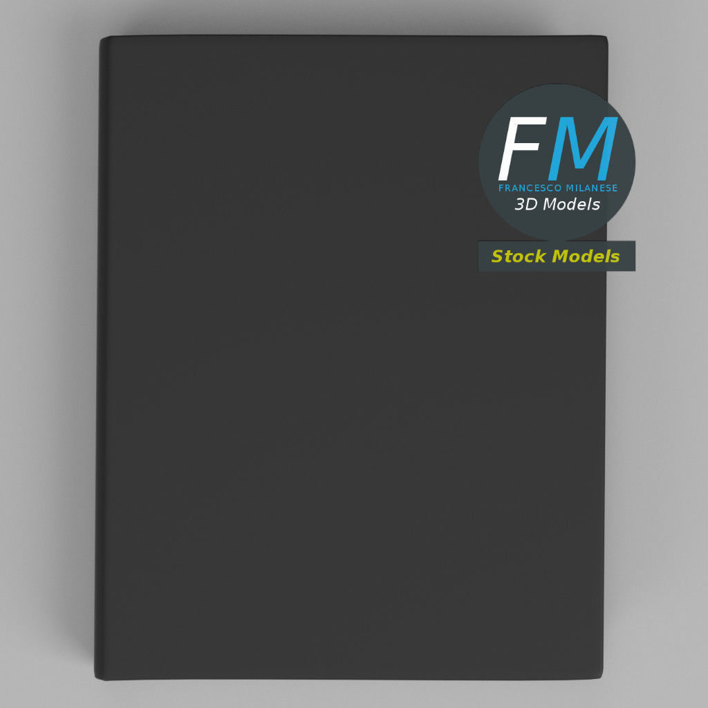 Book closed 1 3D model_6