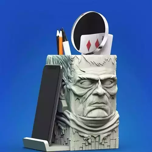 Frankenstein Desk Block Craft Style 3D Printer STL Files