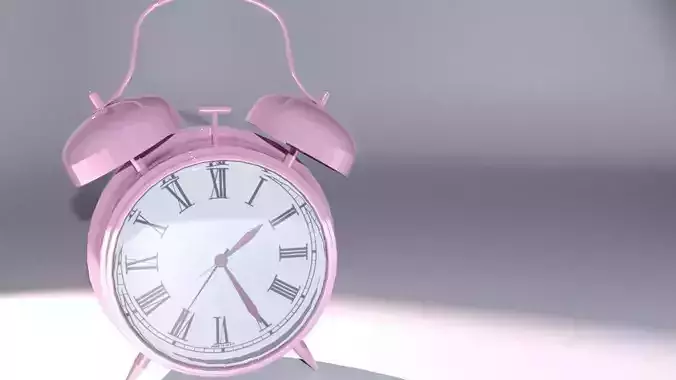 Pink Alarm Clock
