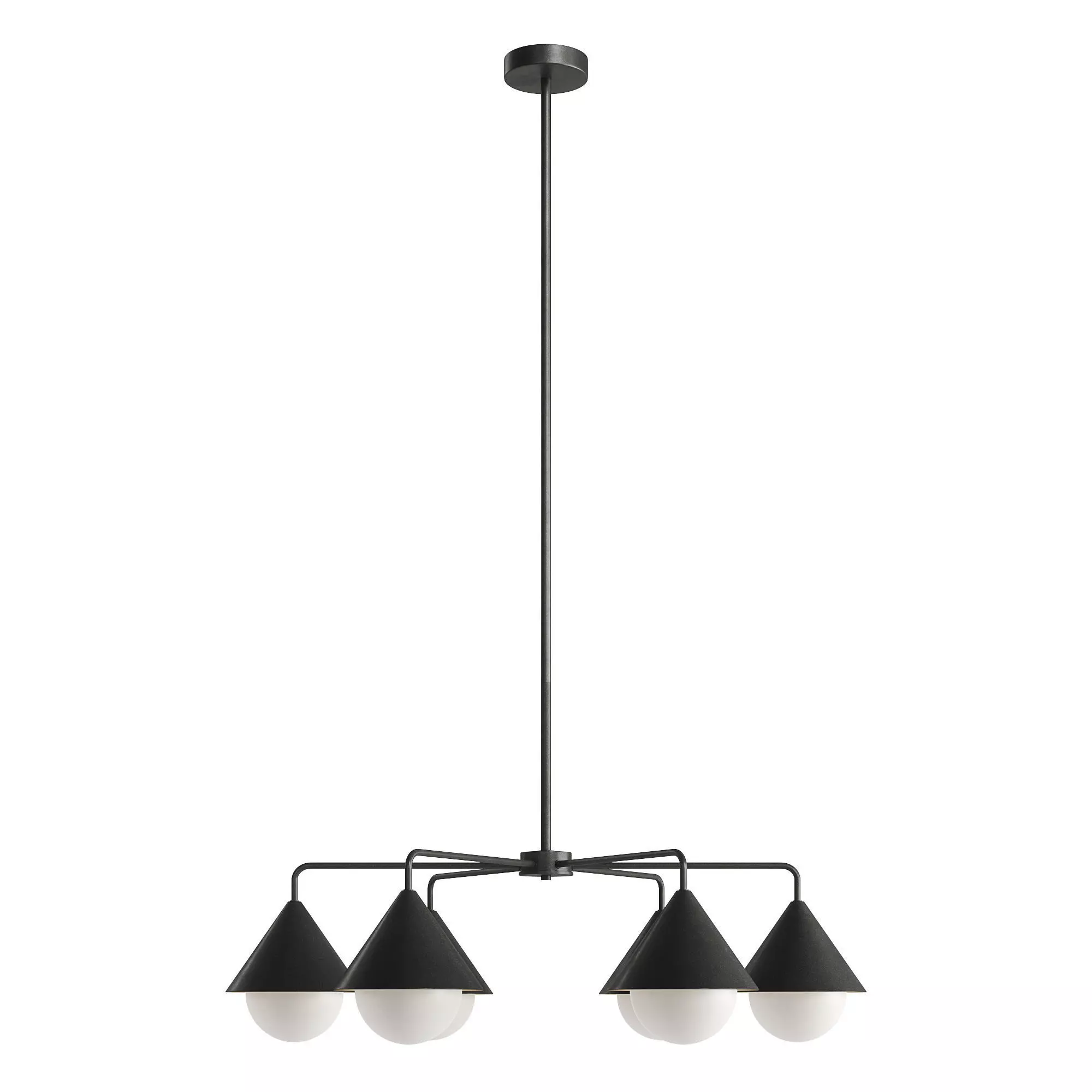 Bing Chandelier - Black 3D model