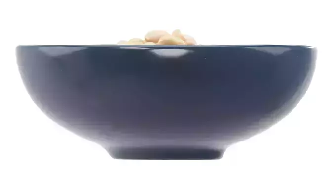 Cooked small white beans Low-poly 3D model 5