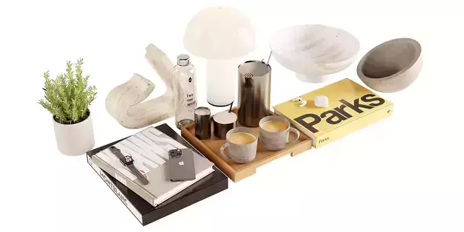 Decorative Set - American Style Neutral Decor - Appel Set