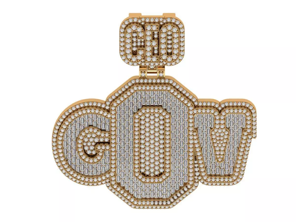 Custom HioHop Pendant 3D print model